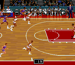 NBA Showdown (USA) (Beta) In game screenshot